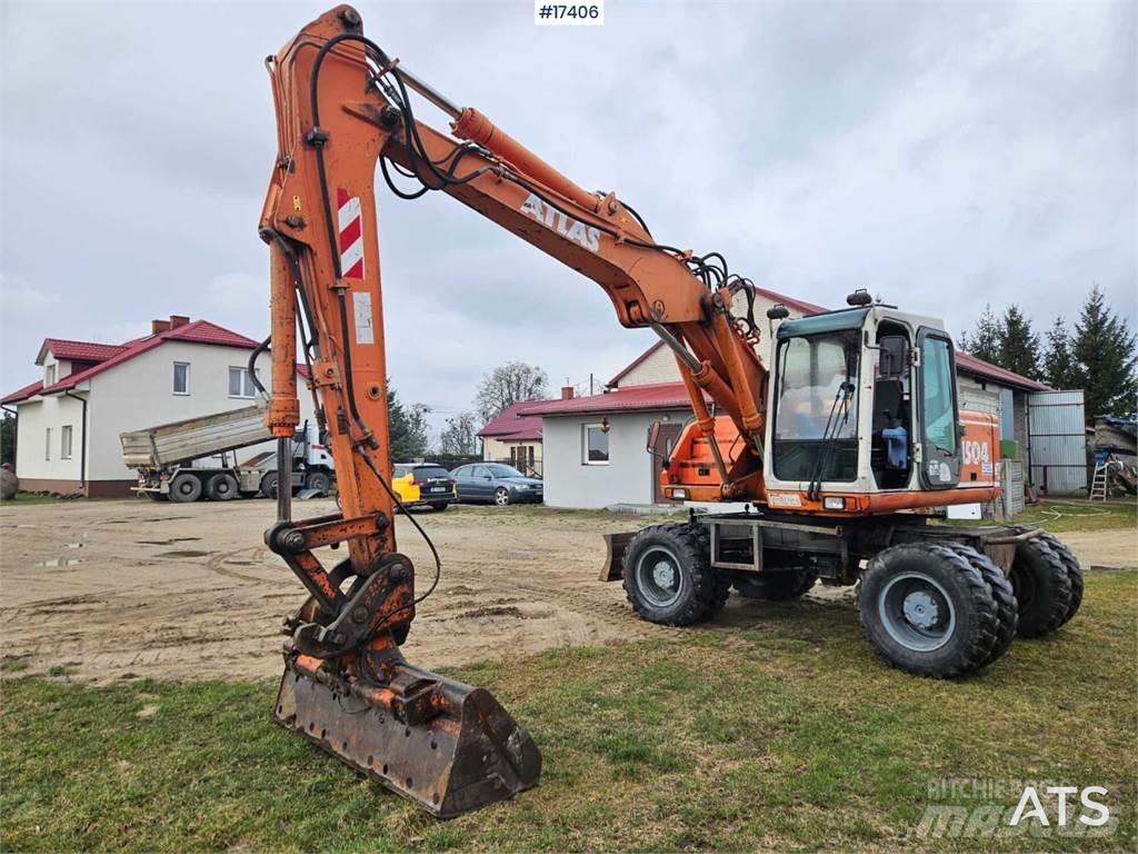 Atlas 1504 Колісні екскаватори
