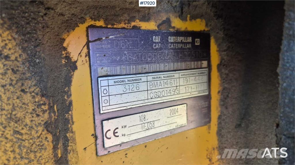 CAT D6D XL Гусеничні бульдозери