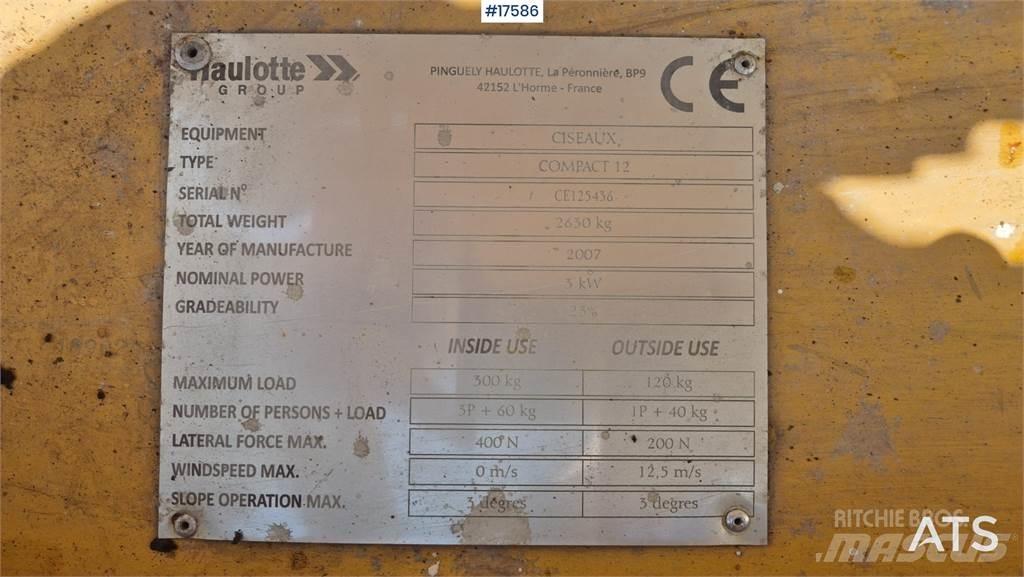 Haulotte Compact 12 Підйомники-ножиці