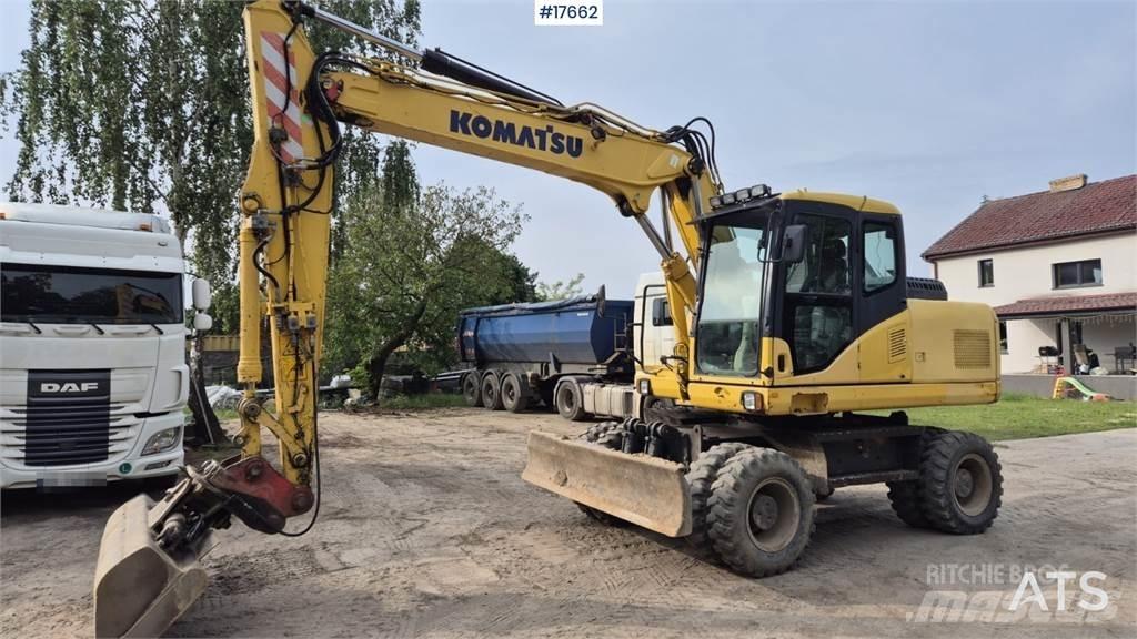 Komatsu PW 160 Колісні екскаватори