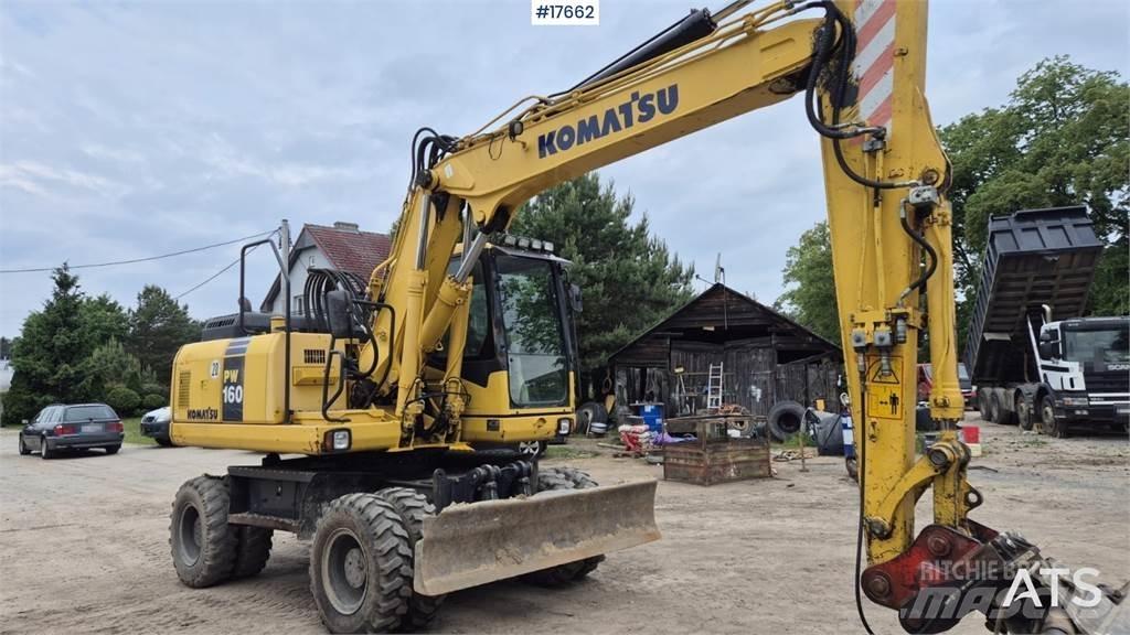 Komatsu PW 160 Колісні екскаватори