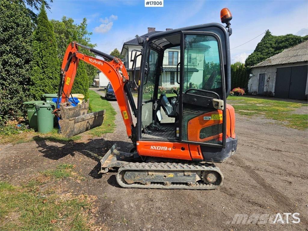 Kubota KX019-4 Міні-екскаватори < 7т