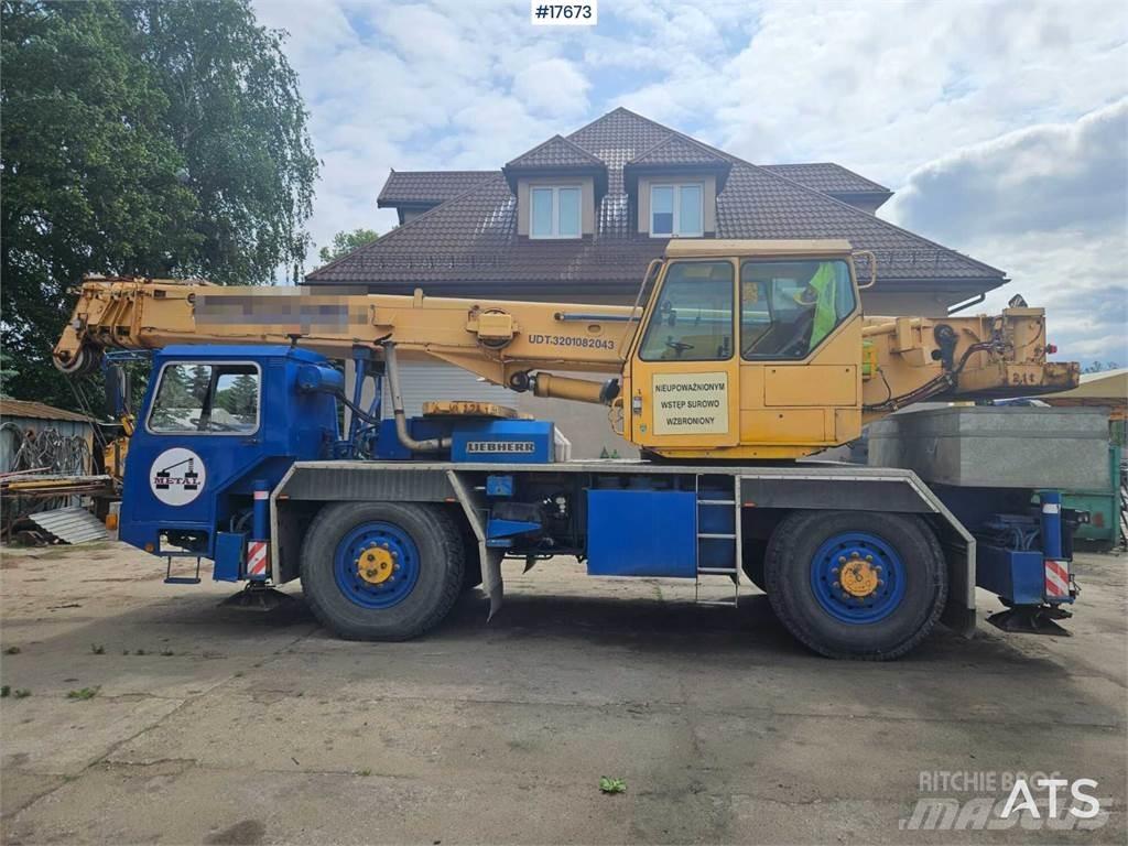 Liebherr LTM 1025 автокрани