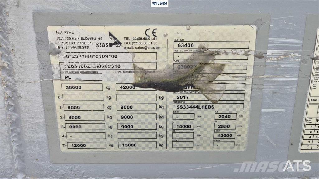 Stas S300ZX Напівпричепи з рухомою підлогою