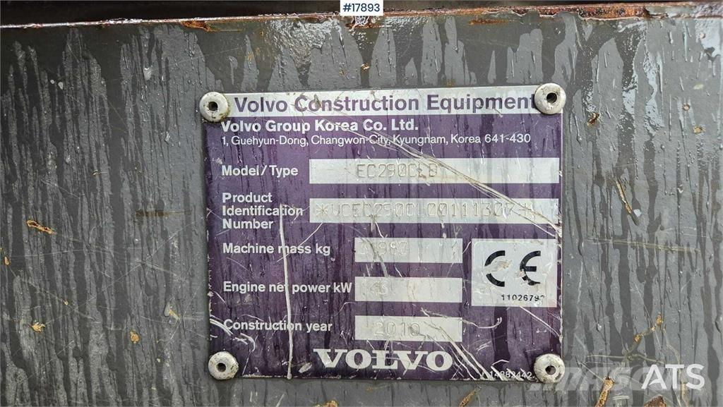 Volvo EC 290 CLD Гусеничні екскаватори