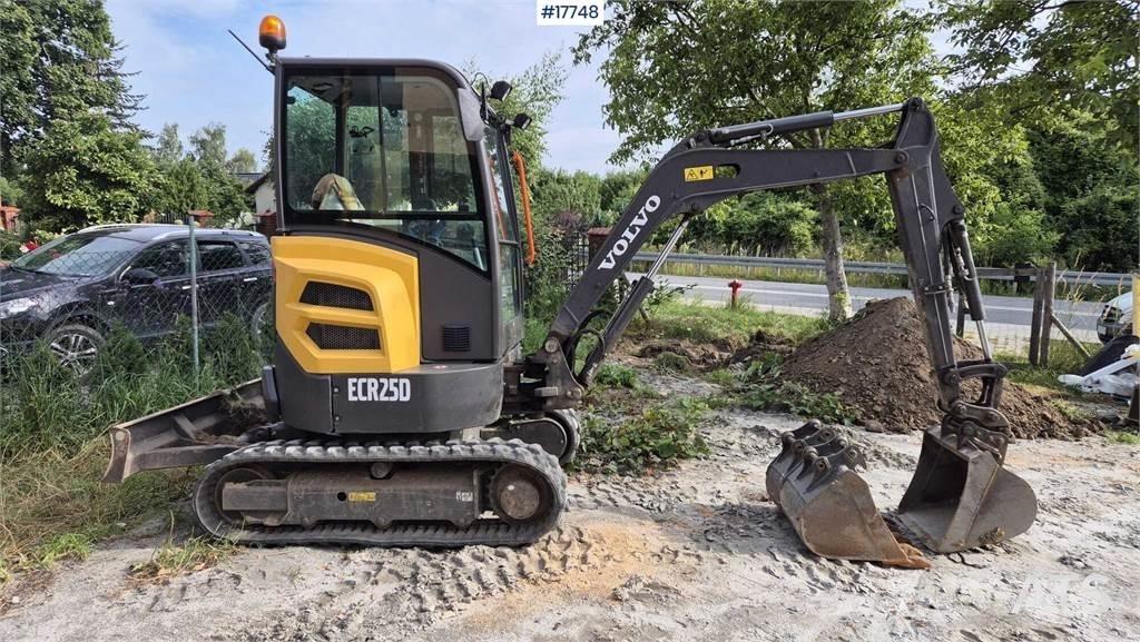Volvo ECR25D Міні-екскаватори < 7т