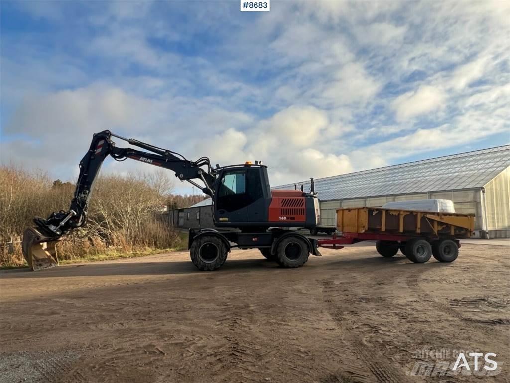 Atlas 160W Колісні екскаватори