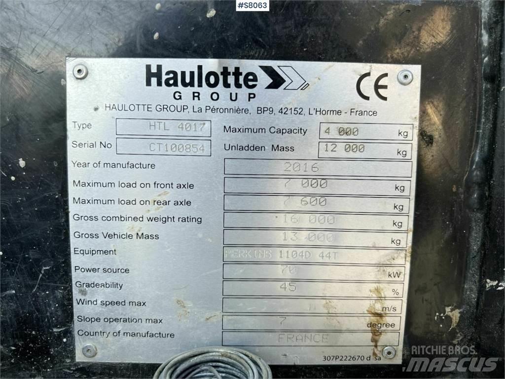 Haulotte HTL4017 Телескопічні навантажувачі