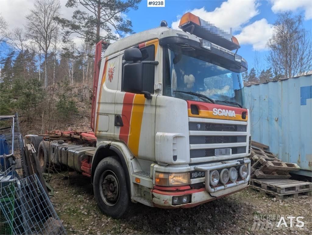 Scania R164GB6X2NZ580 Вантажівки з гаковим підйомом