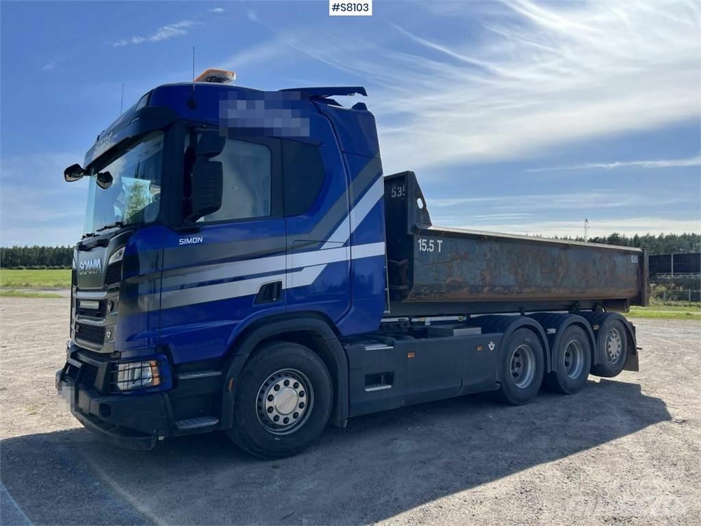 Scania R580 Вантажівки з гаковим підйомом