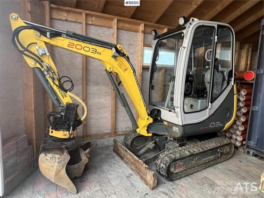 Wacker Neuson 2003RD Міні-екскаватори < 7т
