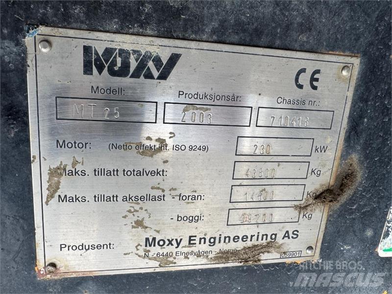Moxy MT-25 Міні самоскиди