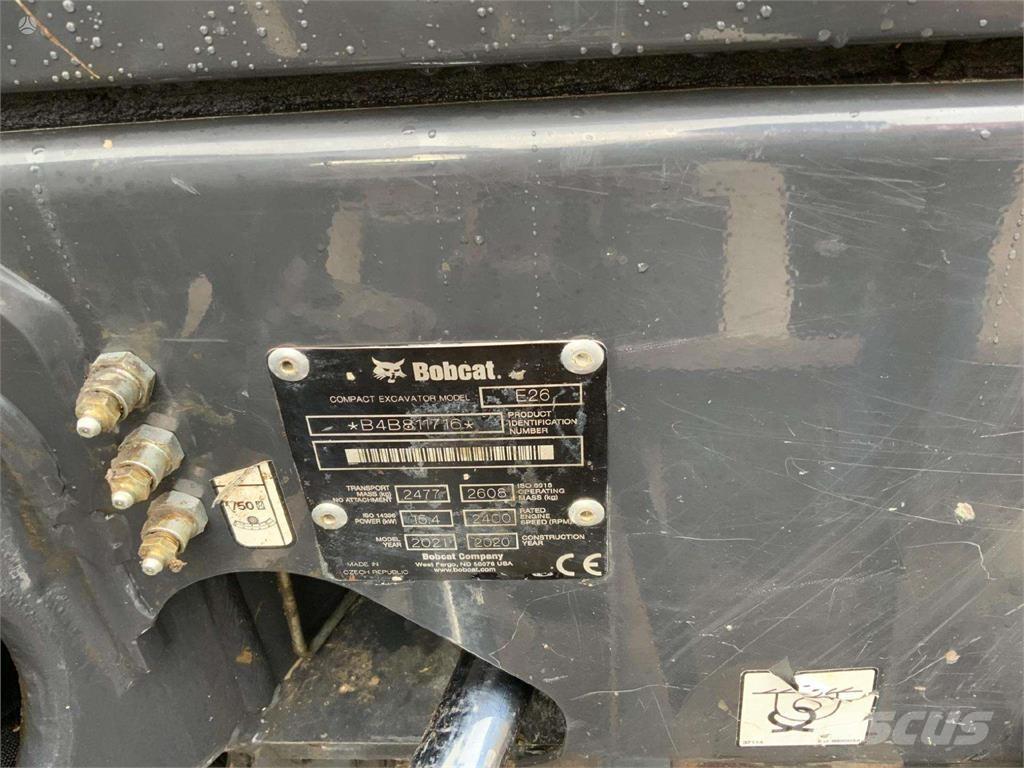 Bobcat E26 Міні-екскаватори < 7т