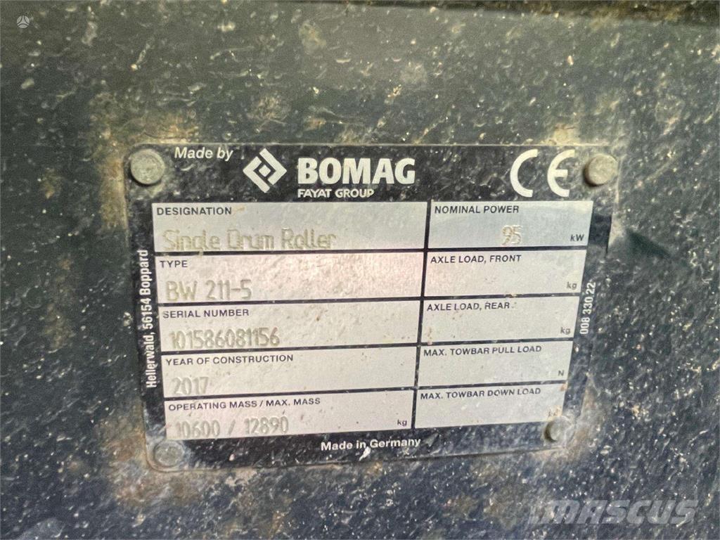 Bomag BW 211-5 Грунтові котки