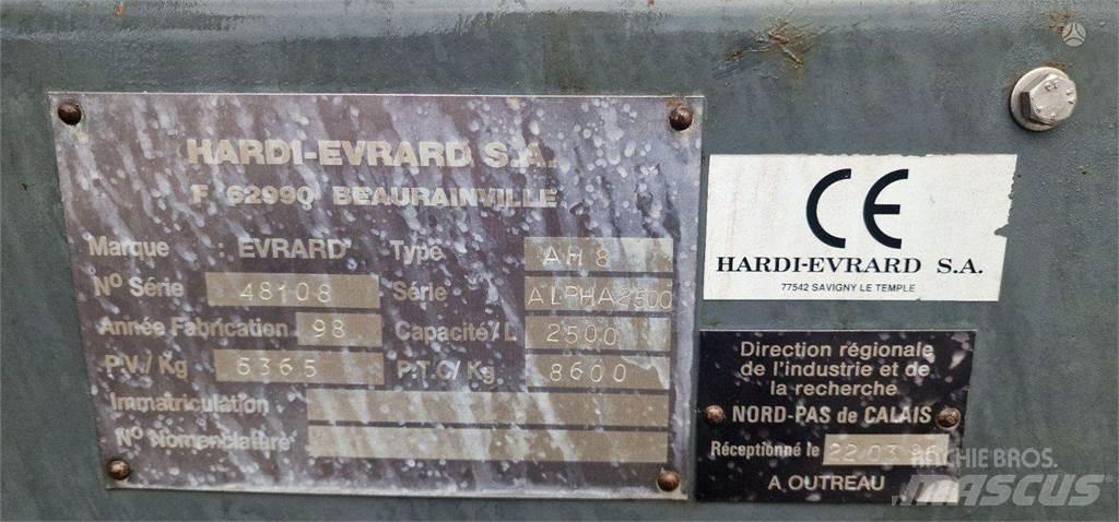 Evrard HARDI Самохідні обприскувачі