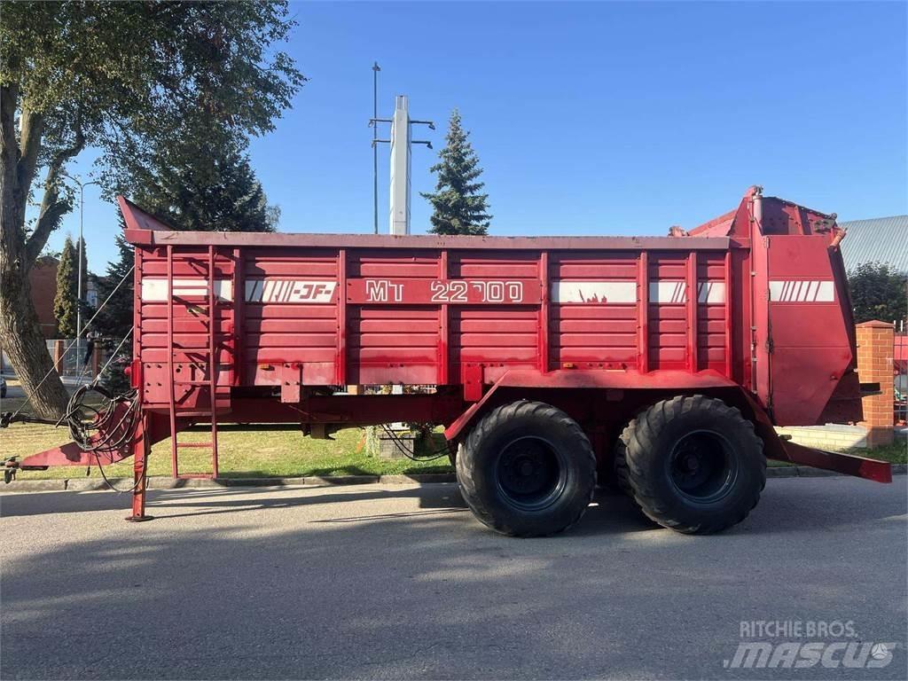 JF MT 22000 Роздрібнювачі, різаки і розпаковувачі тюків