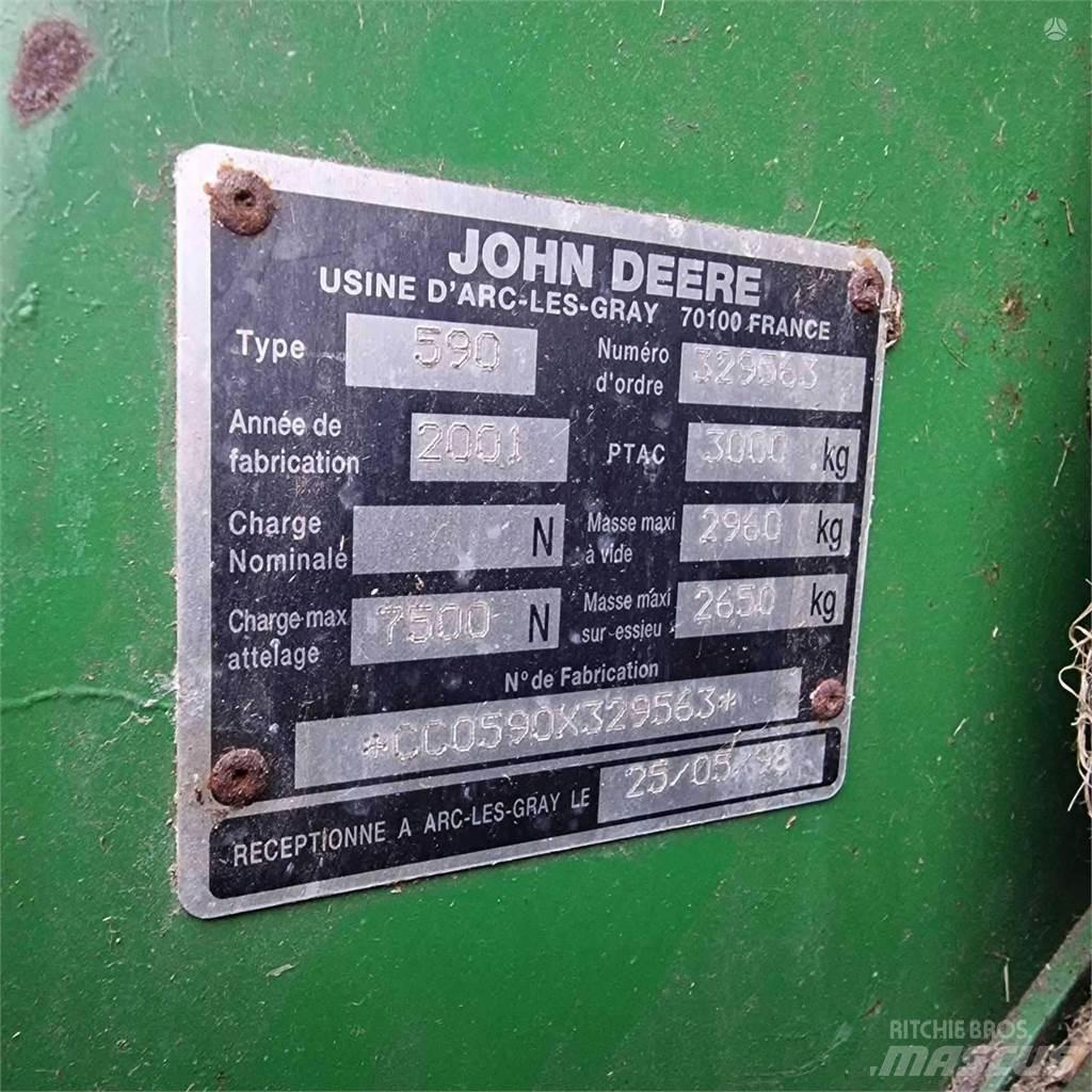 John Deere 590 Рулонні прес-підбирачі