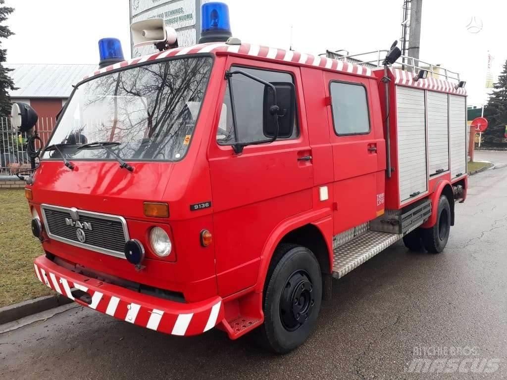 MAN VW 9136 Пожежні машини та устаткування