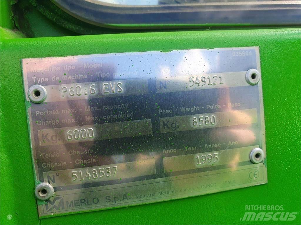 Merlo P60.6 EVS Фронтальні навантажувачі та екскаватори