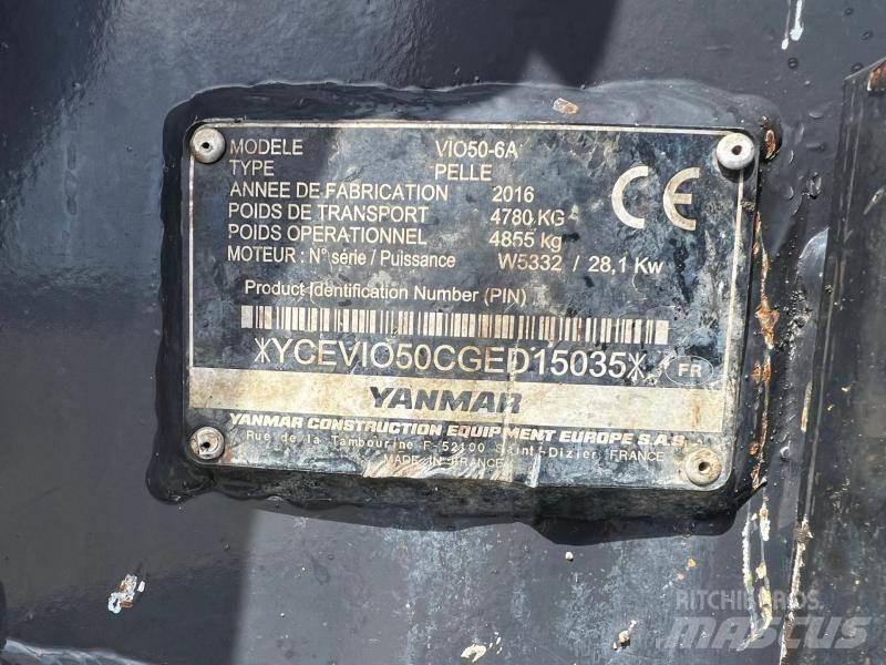 Yanmar ViO50 Міні-екскаватори < 7т