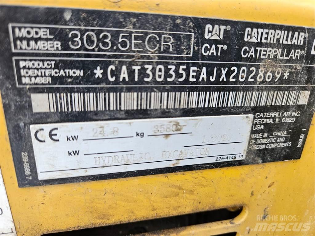 CAT 303.5ECR Міні-екскаватори < 7т