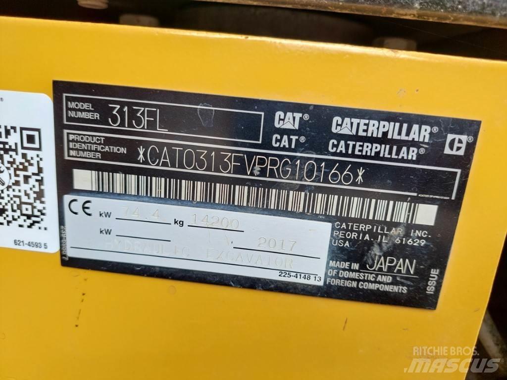 CAT 313FL Гусеничні екскаватори