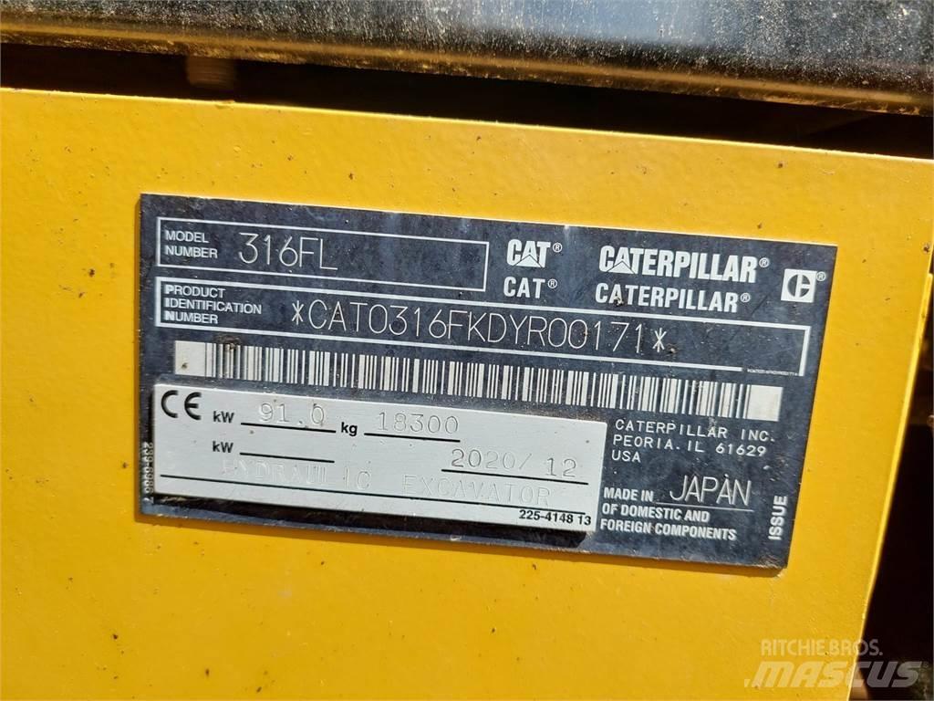 CAT 316FL Гусеничні екскаватори
