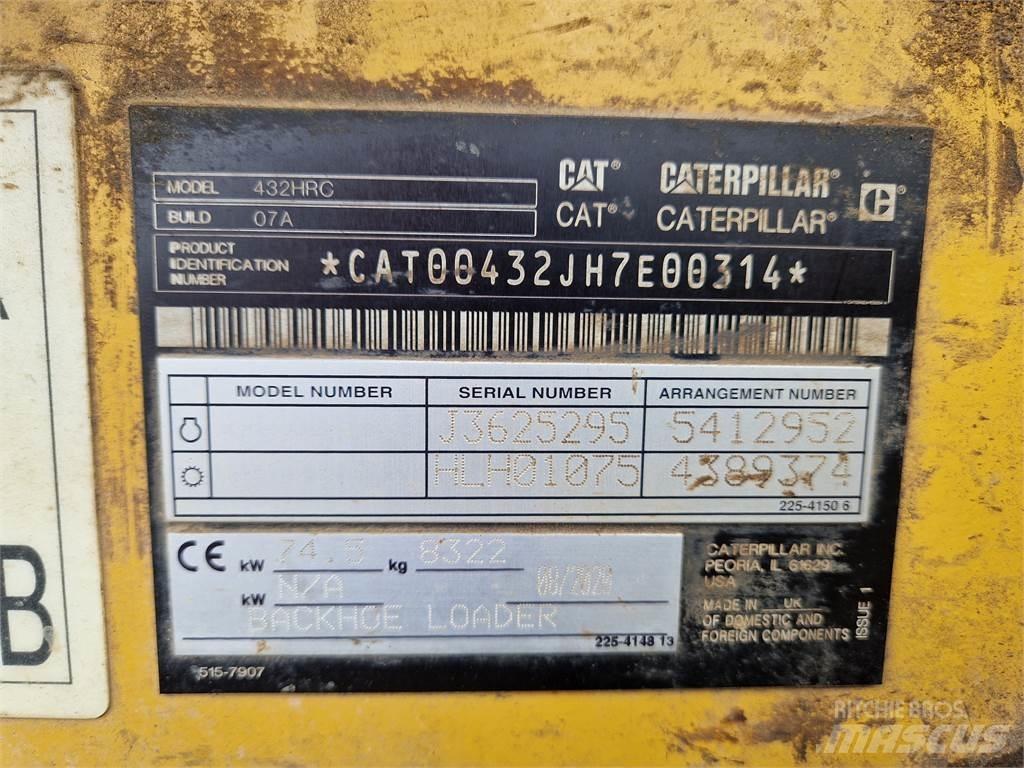 CAT 432-07 Екскаватори-навантажувачі