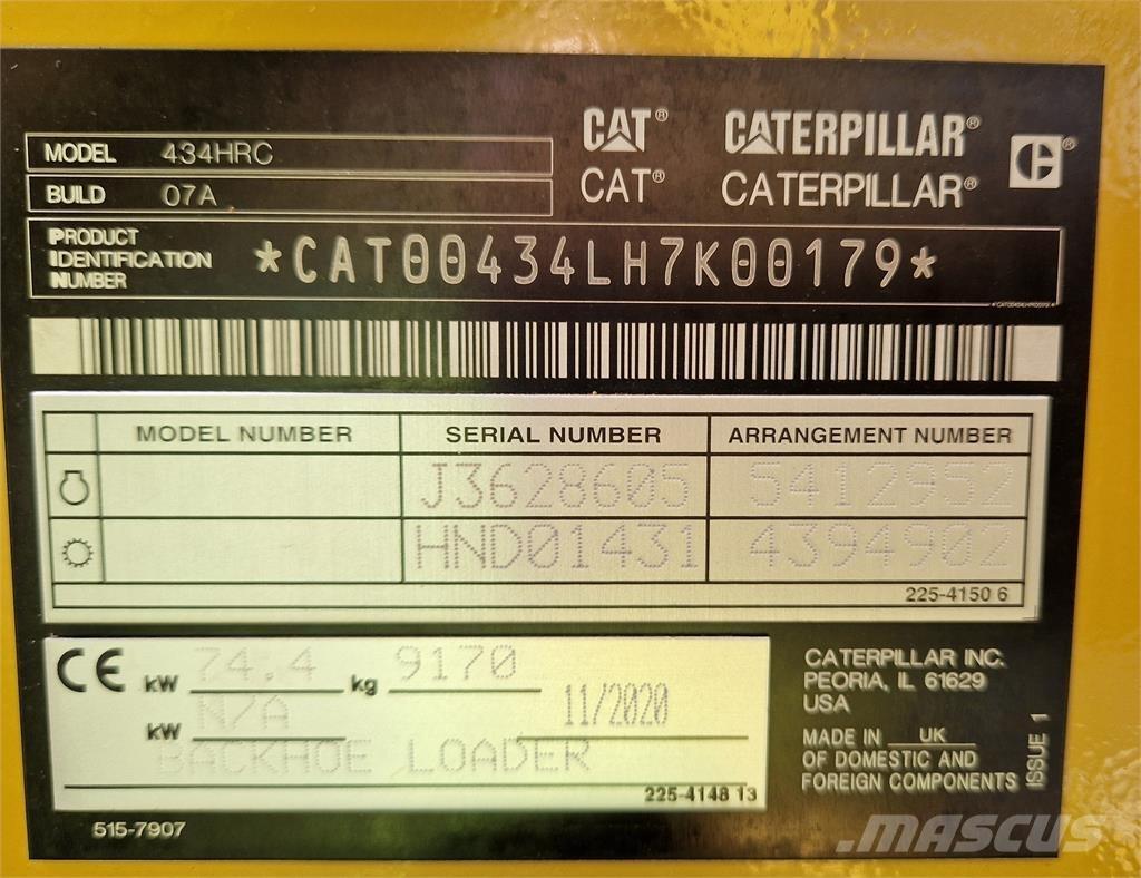 CAT 434 Екскаватори-навантажувачі
