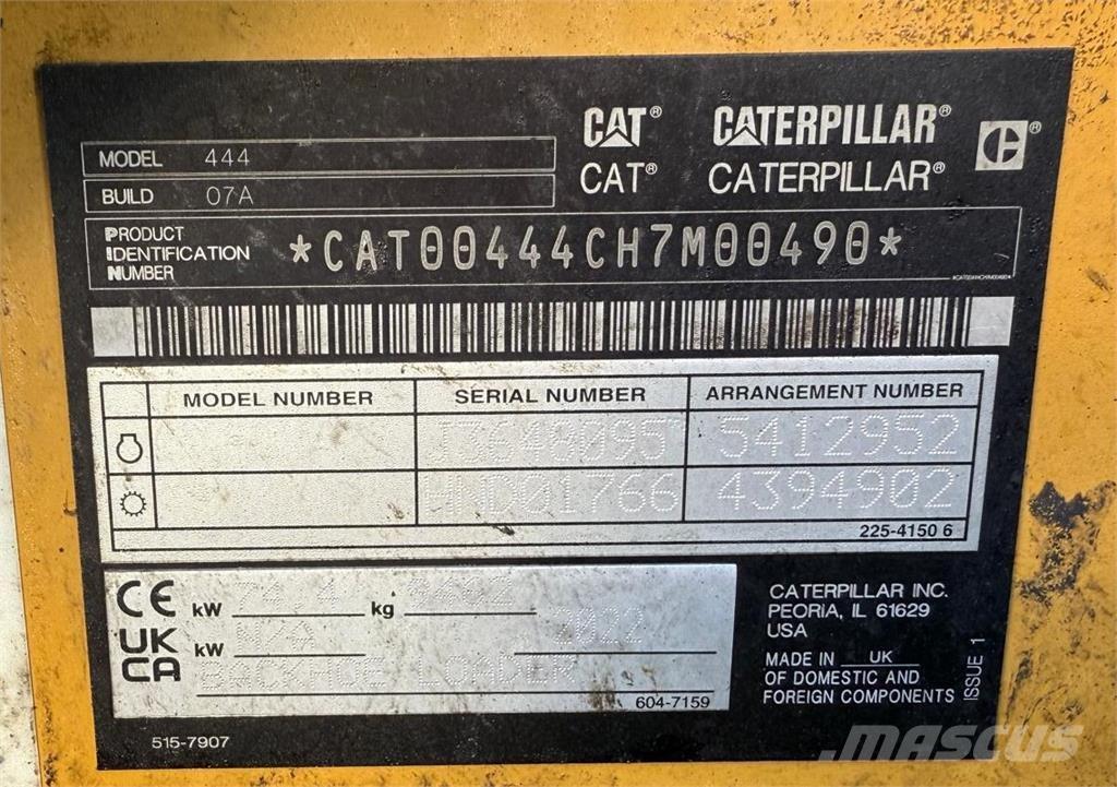 CAT 444 Екскаватори-навантажувачі