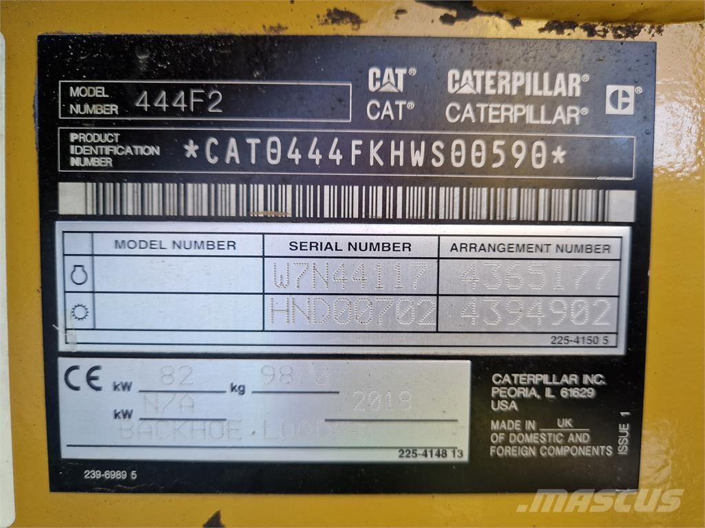 CAT 444F2 Екскаватори-навантажувачі