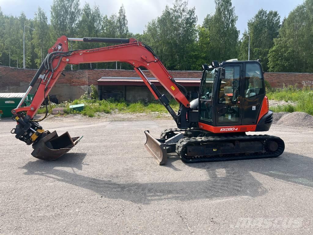 Kubota KX 080-4 Середні екскаватори 7т. - 12т.
