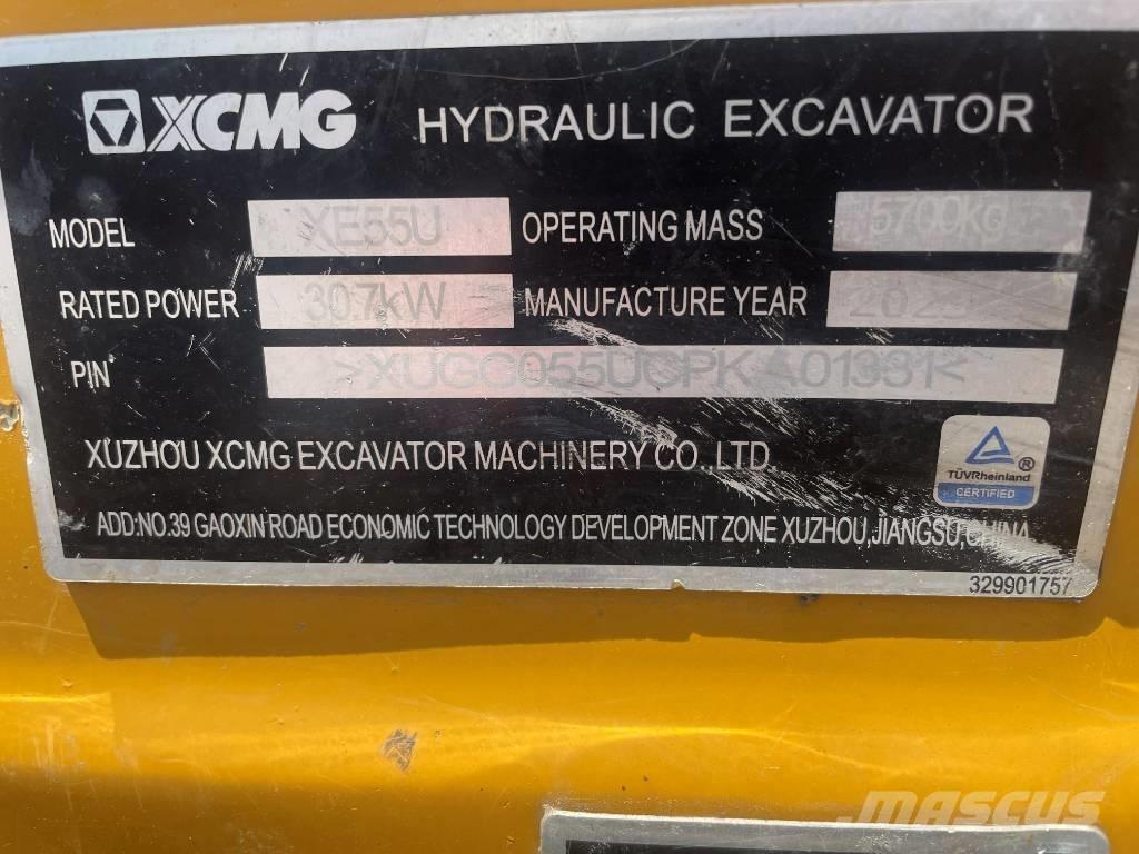 XCMG XE 55 U Міні-екскаватори < 7т