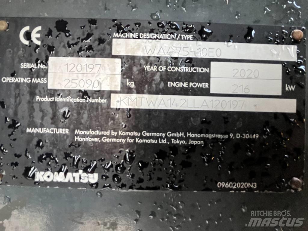 Komatsu WA 475-10 Малі навантажувачі
