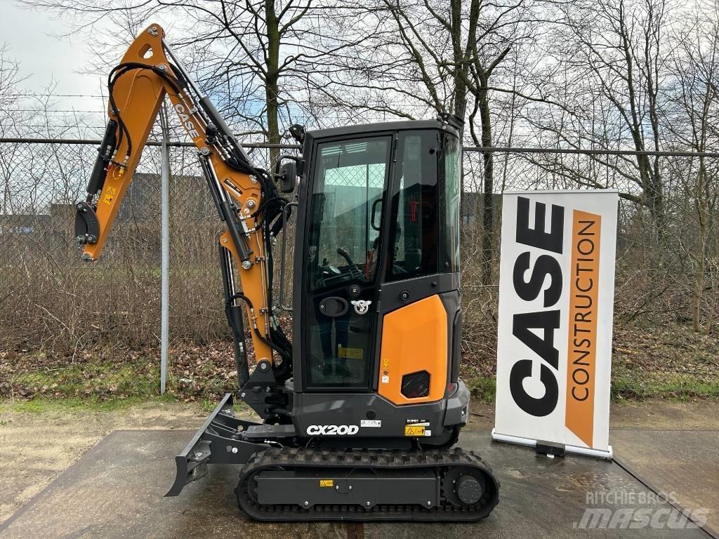 CASE CX20D Міні-екскаватори < 7т