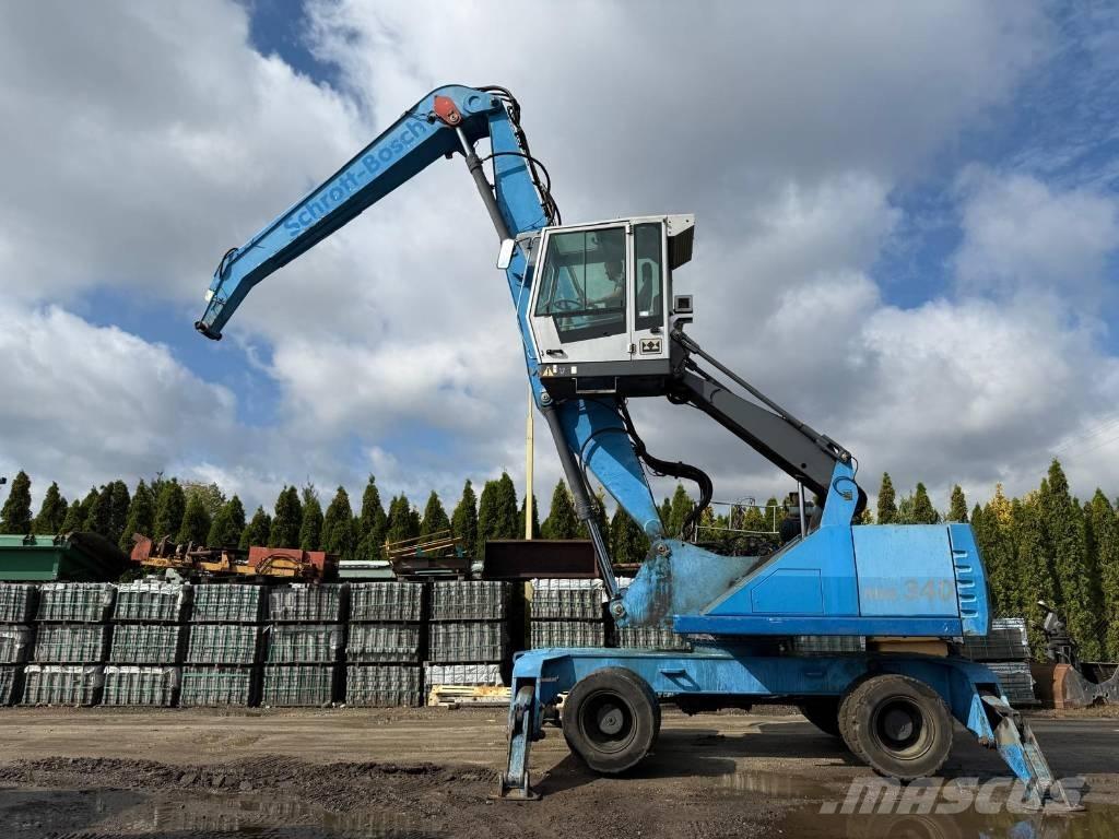 Terex Fuchs MHL 340 Перевантажувачі металобрухту/промислові навантажувачі