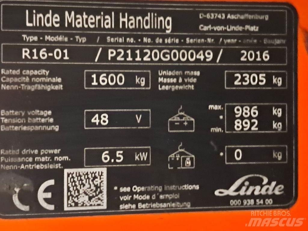 Linde R16-01 Річ-трак із високим підйомом
