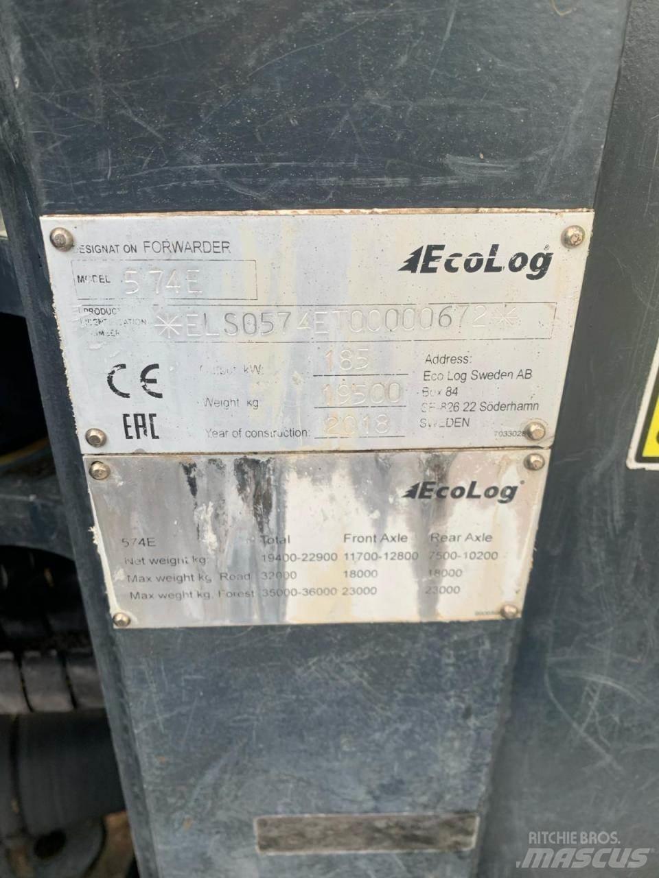 Eco Log 574 E Форвардери
