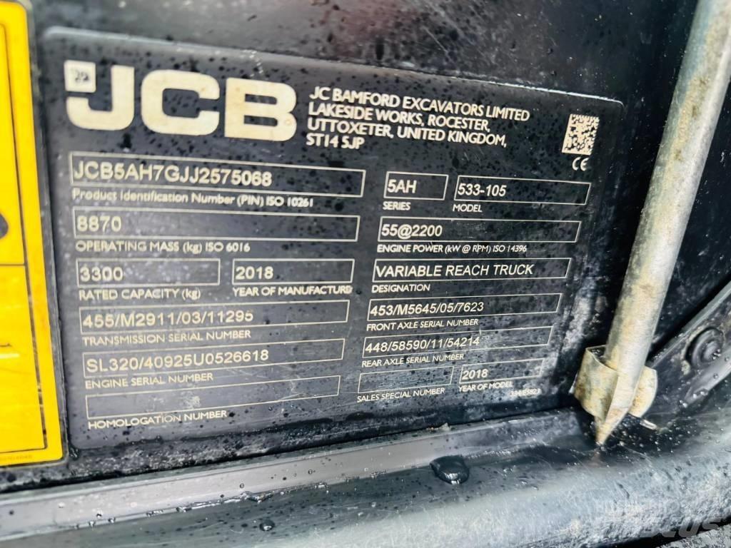 JCB 533-105 Телескопічні навантажувачі
