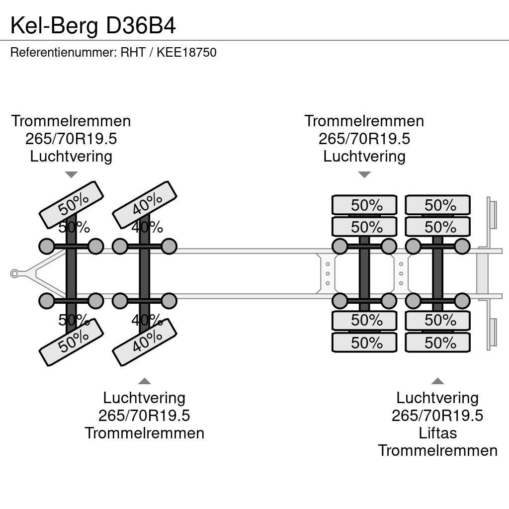 Kel-Berg D36B4 Причепи-платформи/бокове розвантаження