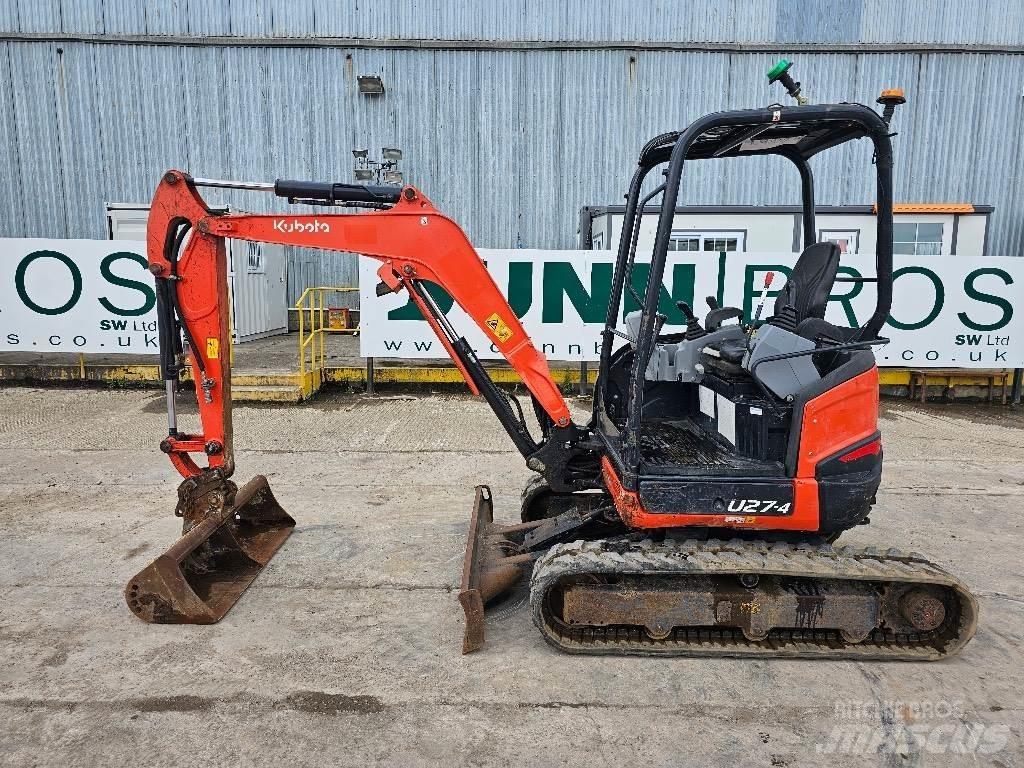 Kubota U 27-4 Міні-екскаватори < 7т