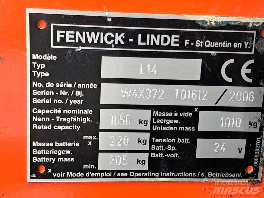 Linde L14 Ручний візок