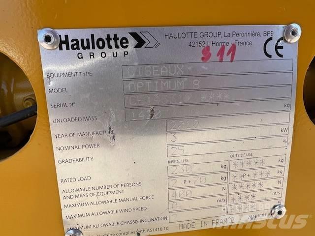 Haulotte Optimum  8 Підйомники-ножиці