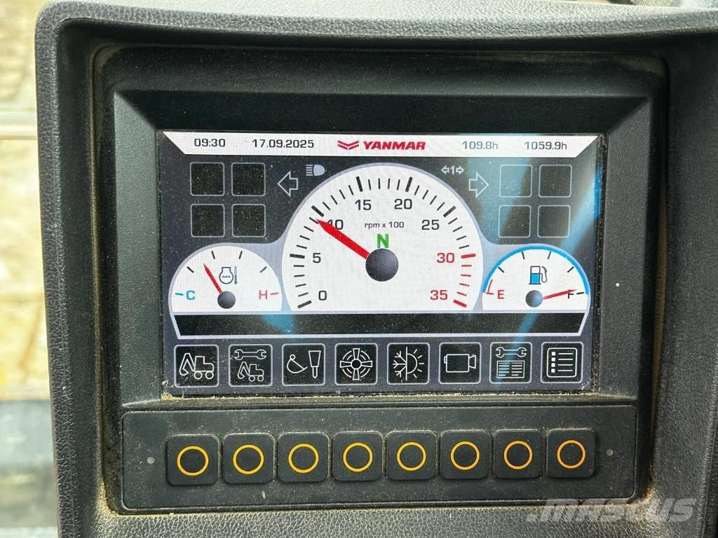 Yanmar B 110 W Колісні екскаватори