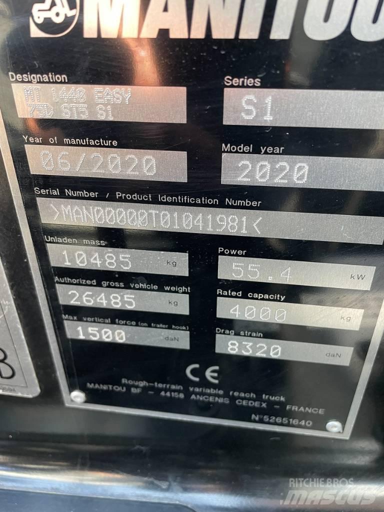 Manitou MT 1440 EASY Телескопічні навантажувачі