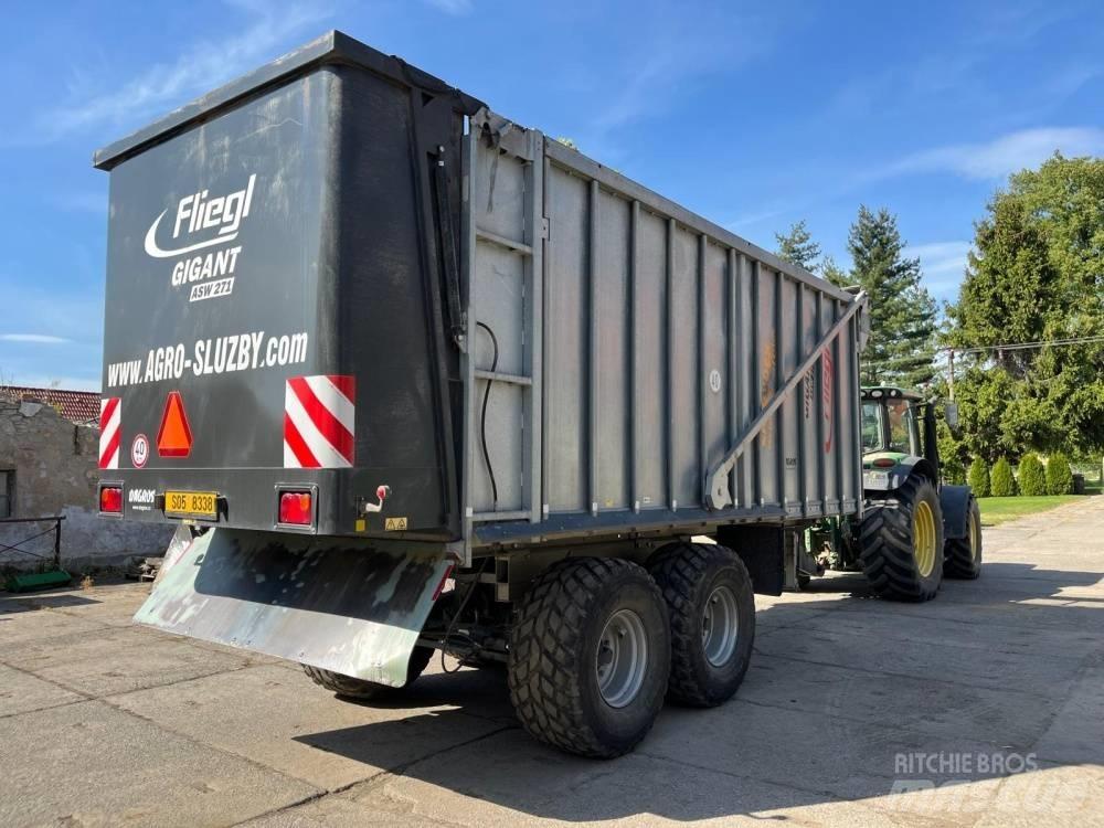 Fliegl ASW 271 Напівпричепи-платформи/бічне розвантаження