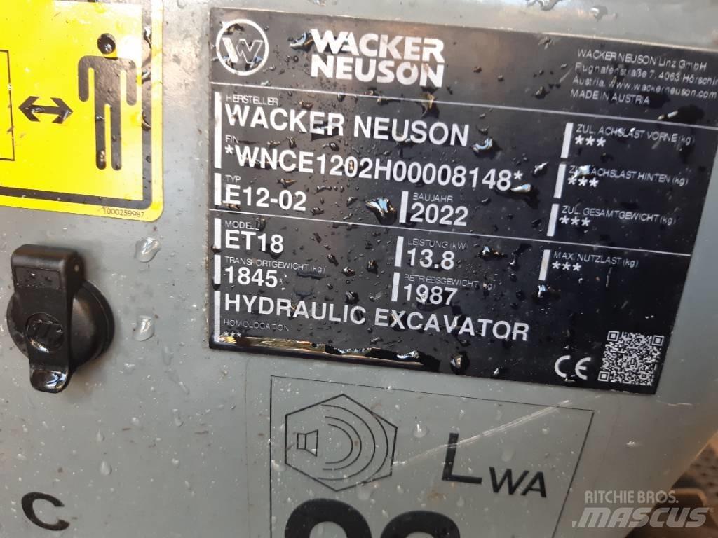 Wacker Neuson ET18 Гусеничні екскаватори
