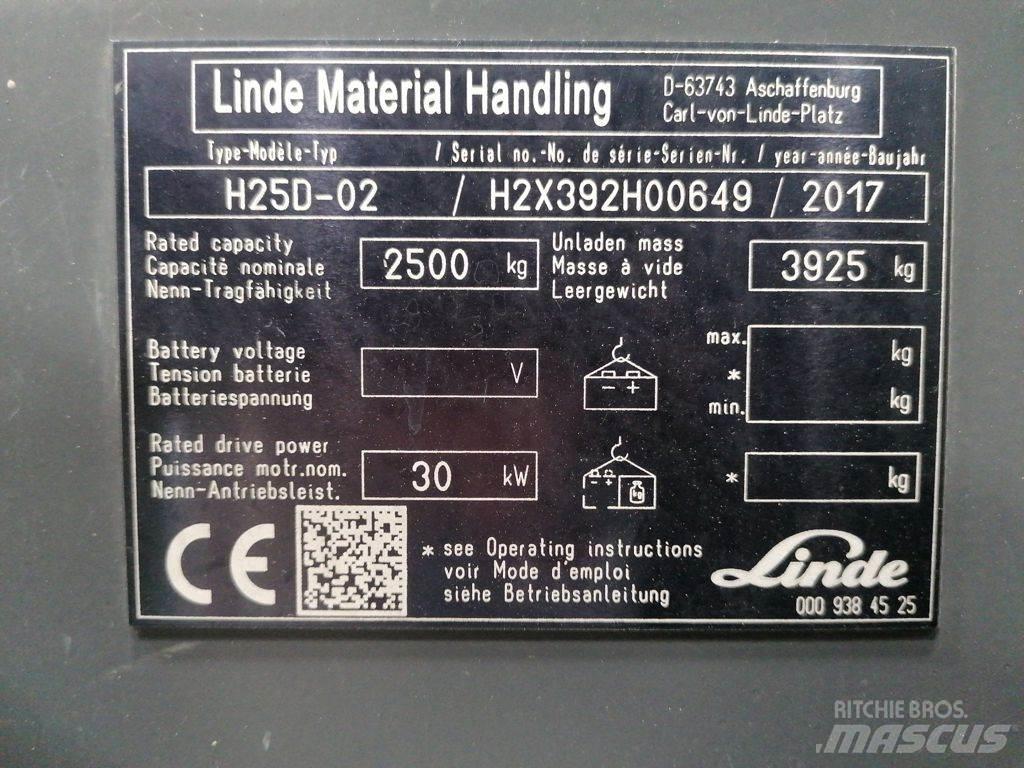 Linde H25D-02 Дизельні навантажувачі