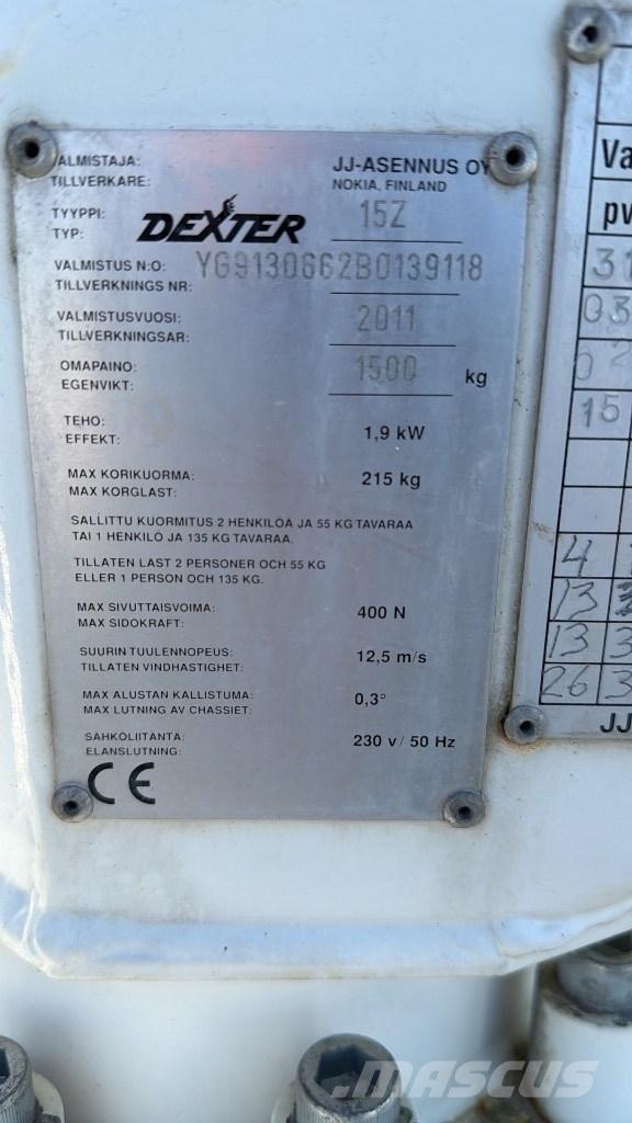 Dexter 15 Z Вишки-причепи