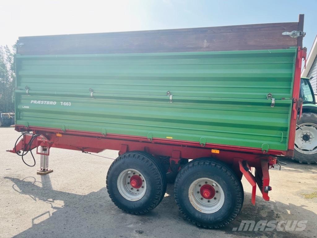 Præstbro T 663 Самосвальні причепи